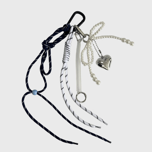 Pearl Heart Charm