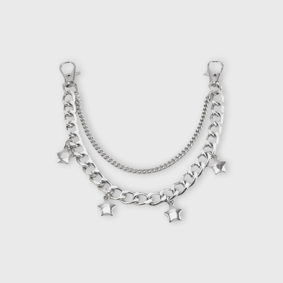 Zilveren bedelketting